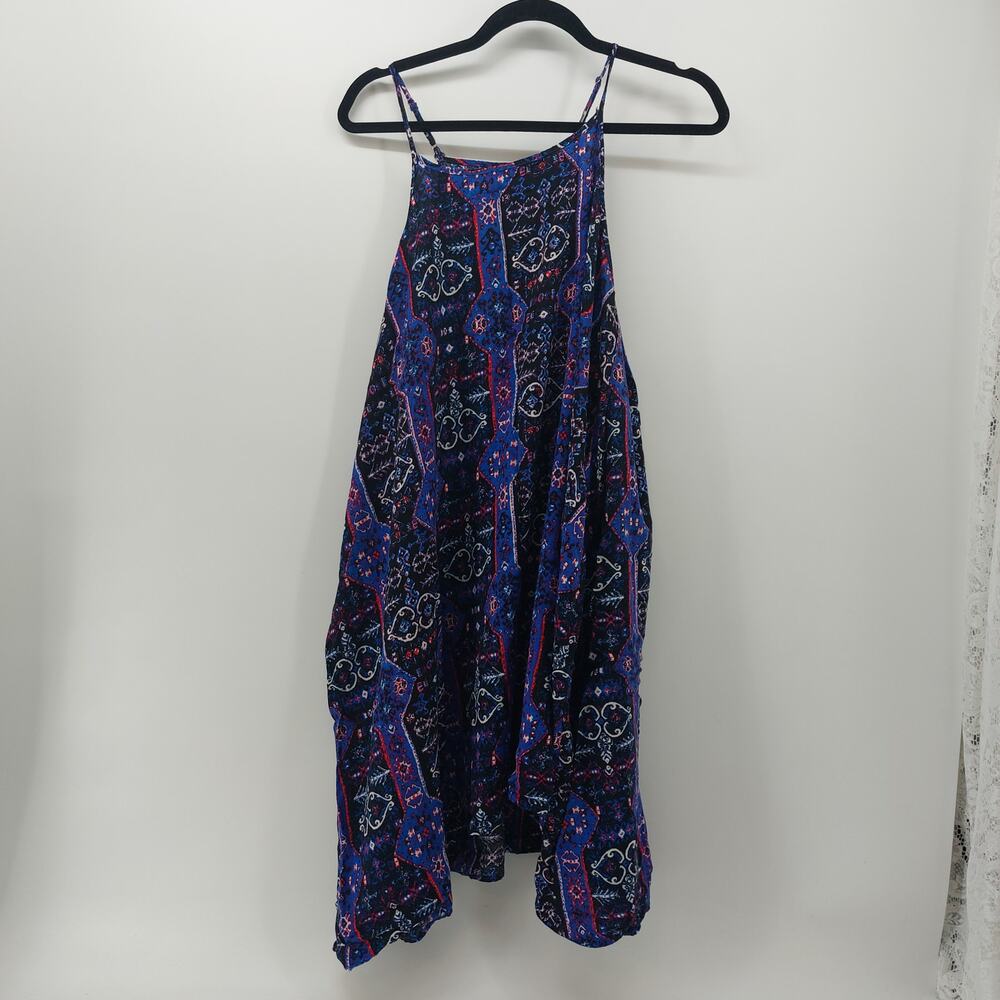 New Look Womens Plus Size 3x Blue Dress Indie Summer